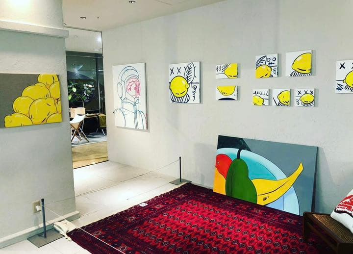 原画 オリジナル 天野タケル Lemon 30x30cm