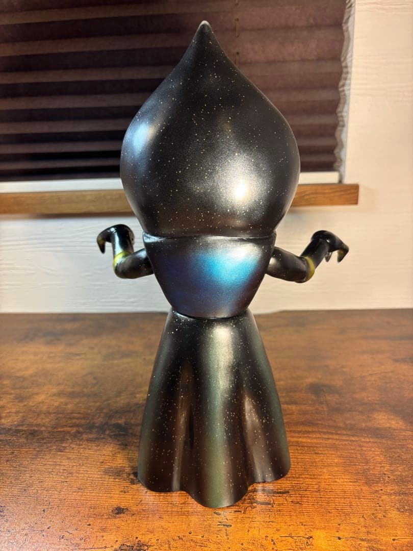 マーミット　フラットウッズ　モンスター　ソフビ　クリアー金ラメ＋黒二重特殊成形品