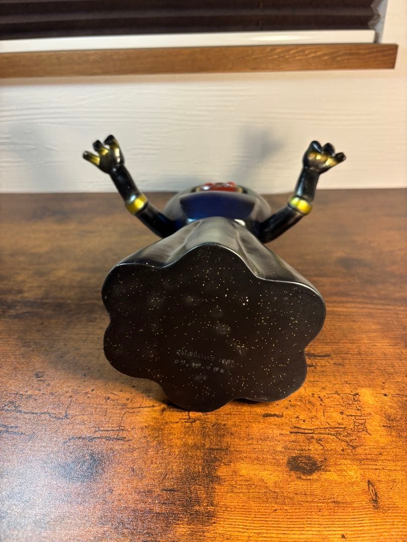 マーミット　フラットウッズ　モンスター　ソフビ　クリアー金ラメ＋黒二重特殊成形品