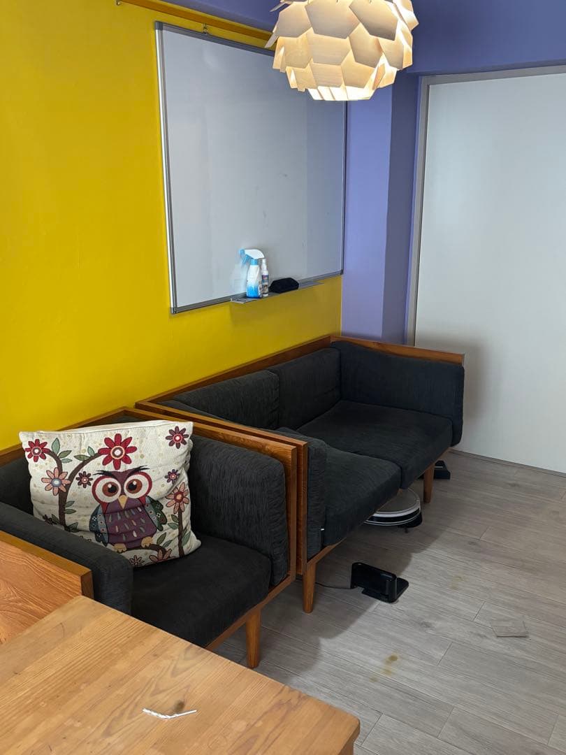 最終価格！チーク無垢材 CHLOROS 2人掛けソファ