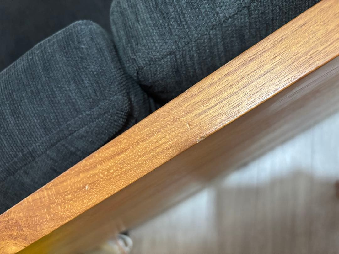 最終価格！チーク無垢材 CHLOROS 2人掛けソファ