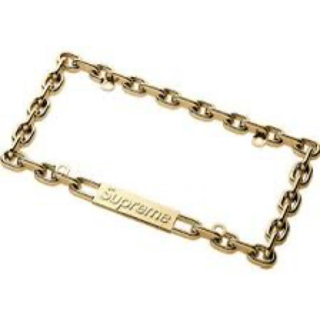 Supreme FW18 Week 桃*区様 Supreme Chain License Plate Frame G 7