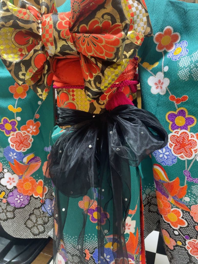 七五三7歳様　お着物、小物新品フルセット