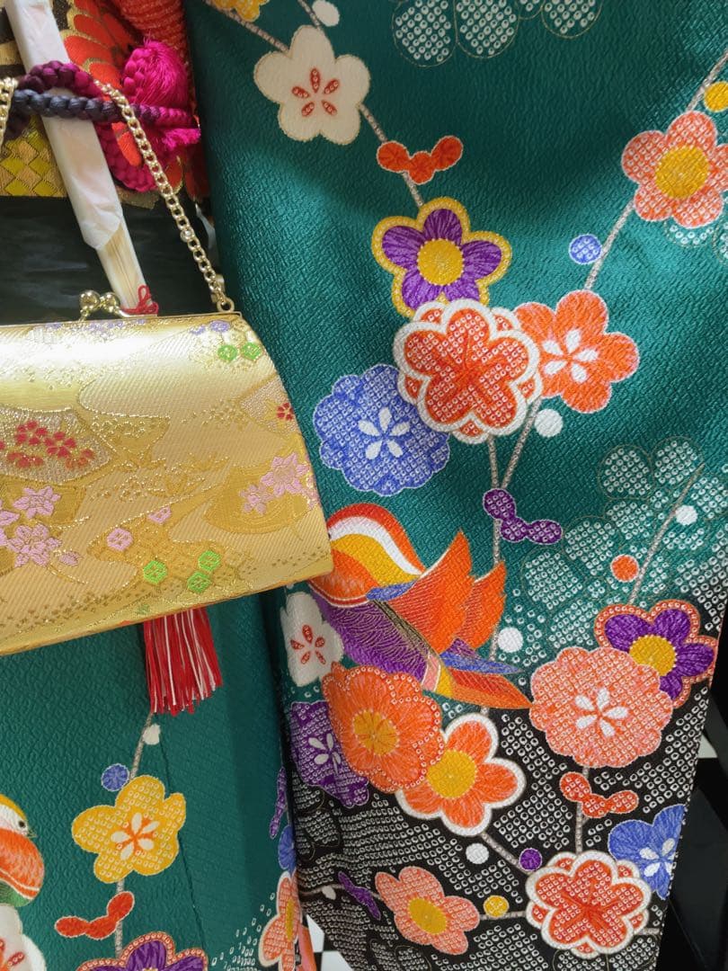 七五三7歳様　お着物、小物新品フルセット