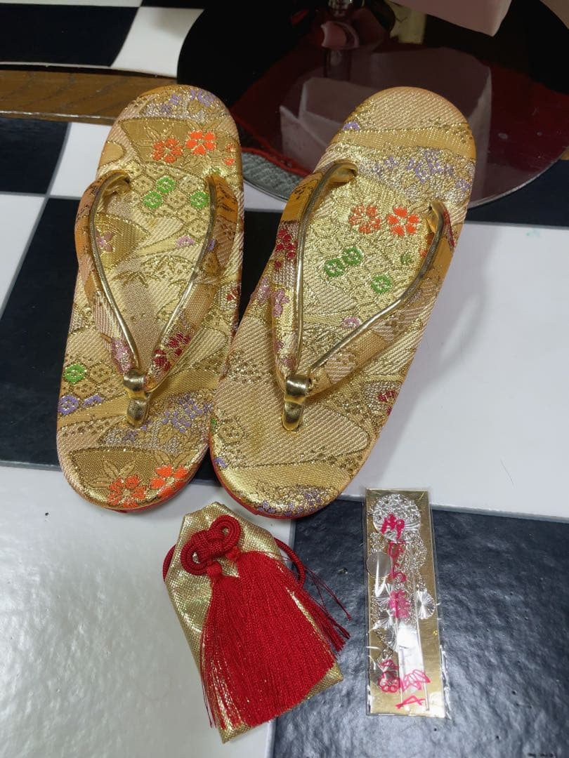 七五三7歳様　お着物、小物新品フルセット