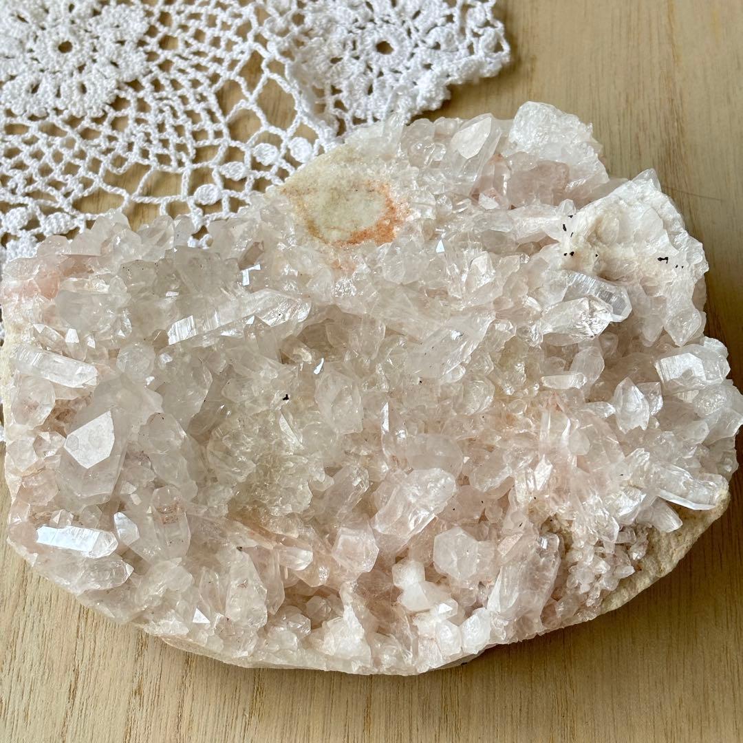 訳あり！大きめ　ピンクヒマラヤ産水晶　クラスター　1.5kg