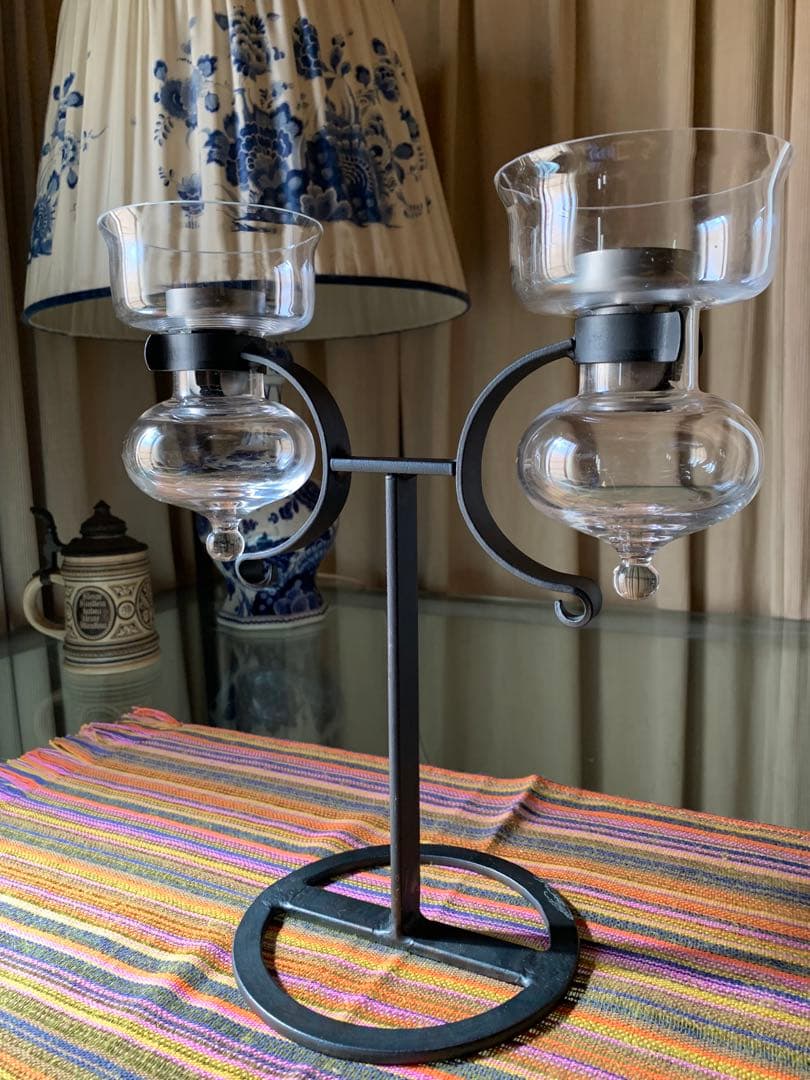 ボダスミド社　ビンテージキャンドルスタンド ・バーティル・ヴァリーン作・花器に！