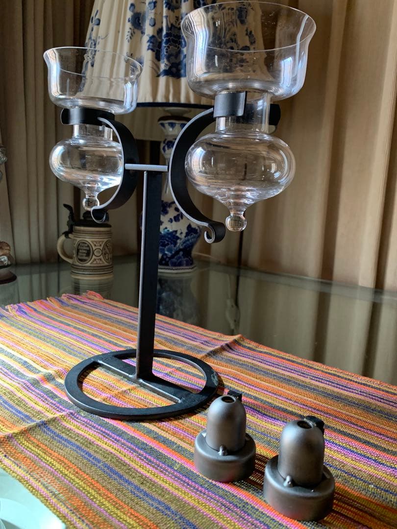 ボダスミド社　ビンテージキャンドルスタンド ・バーティル・ヴァリーン作・花器に！