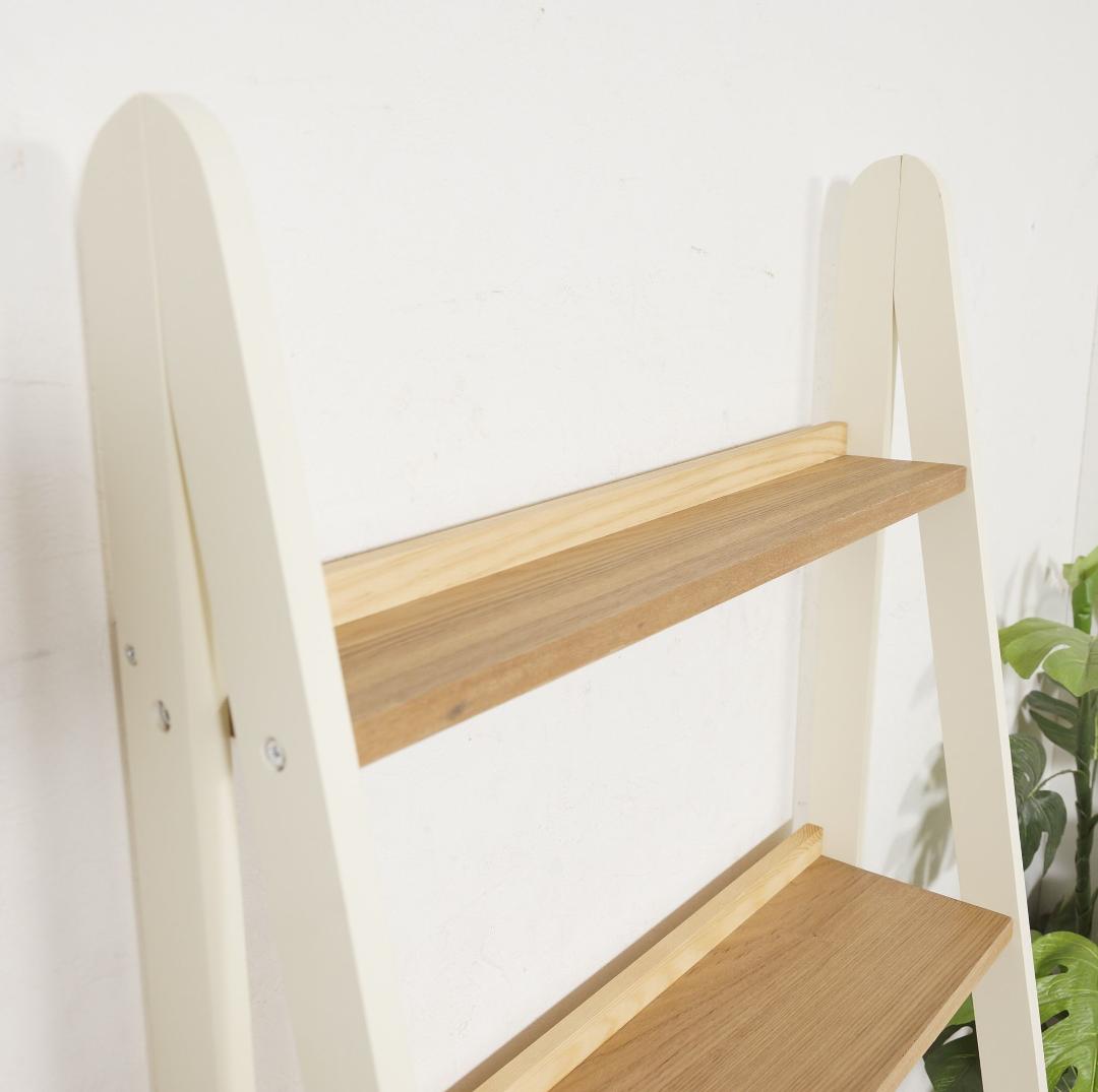 【新品】木製 オープンラック　デスクタイプ　壁面収納 シェルフ アウトレット