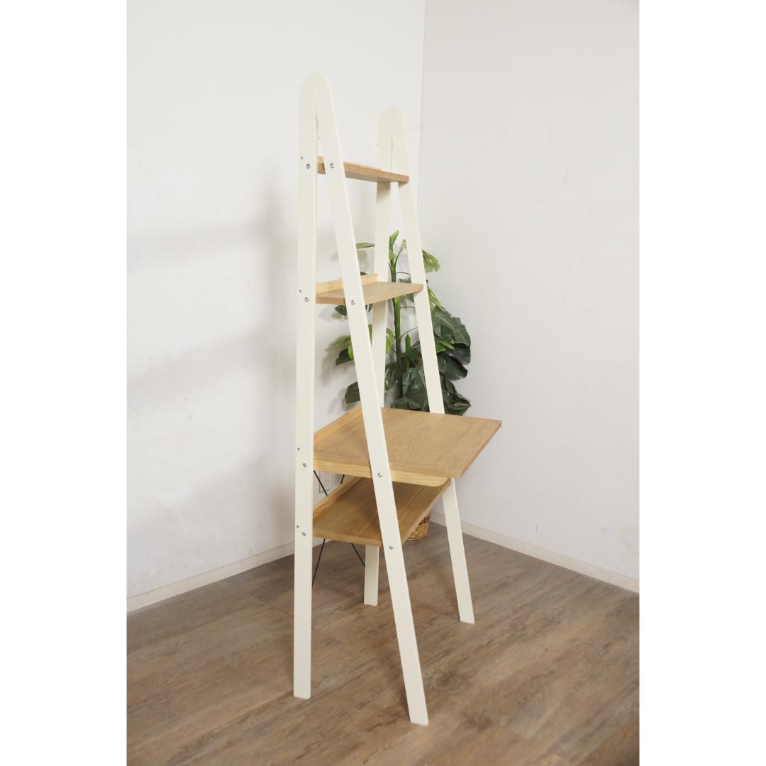 【新品】木製 オープンラック　デスクタイプ　壁面収納 シェルフ アウトレット