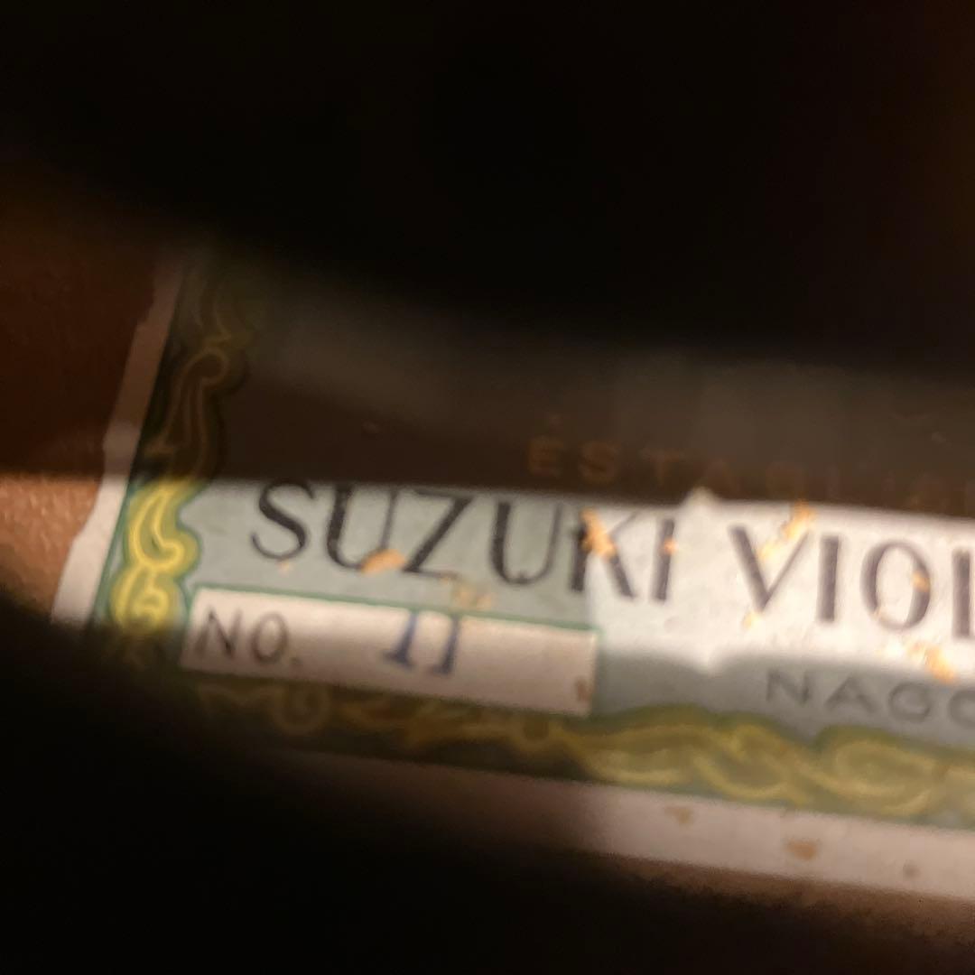 約60年前の鈴木バイオリン 4/4サイズ No.11