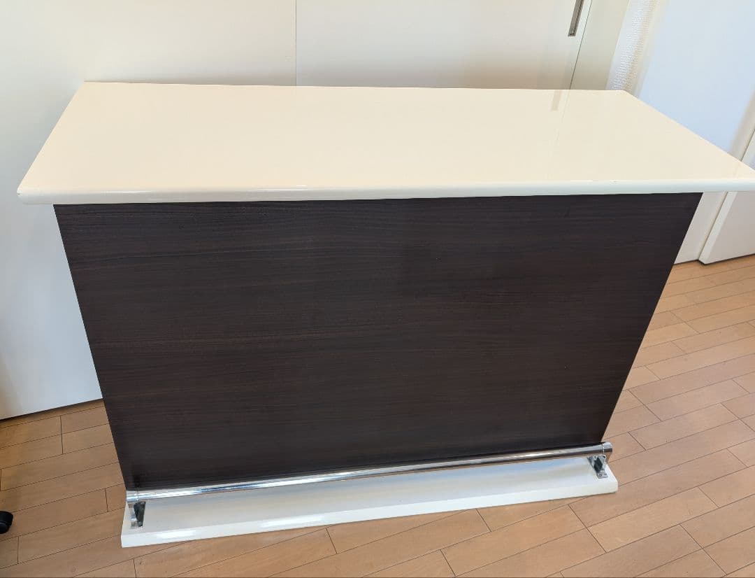 m*a様 ダークブラウン カウンターテーブル 幅約120cm