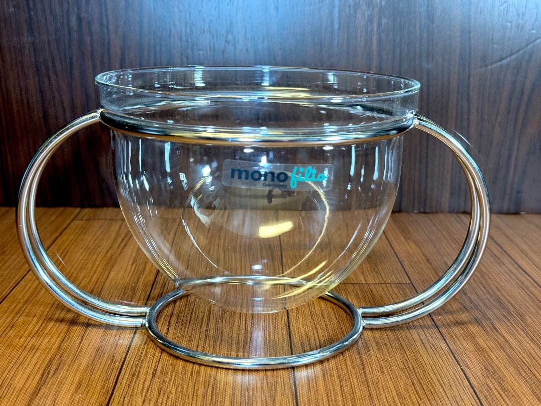 【新品】mono Filio 箱付き ガラスボウル　サラダボウル フルーツボウル