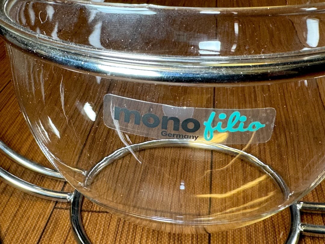 【新品】mono Filio 箱付き ガラスボウル　サラダボウル フルーツボウル