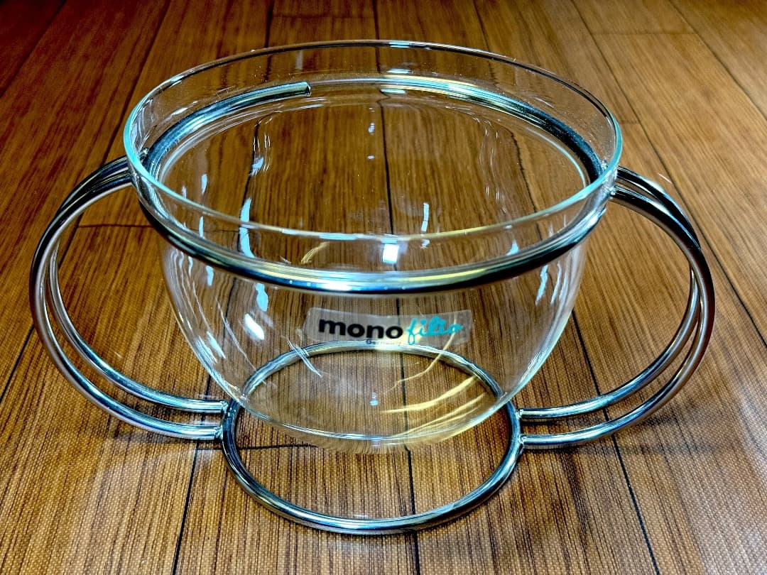 【新品】mono Filio 箱付き ガラスボウル　サラダボウル フルーツボウル