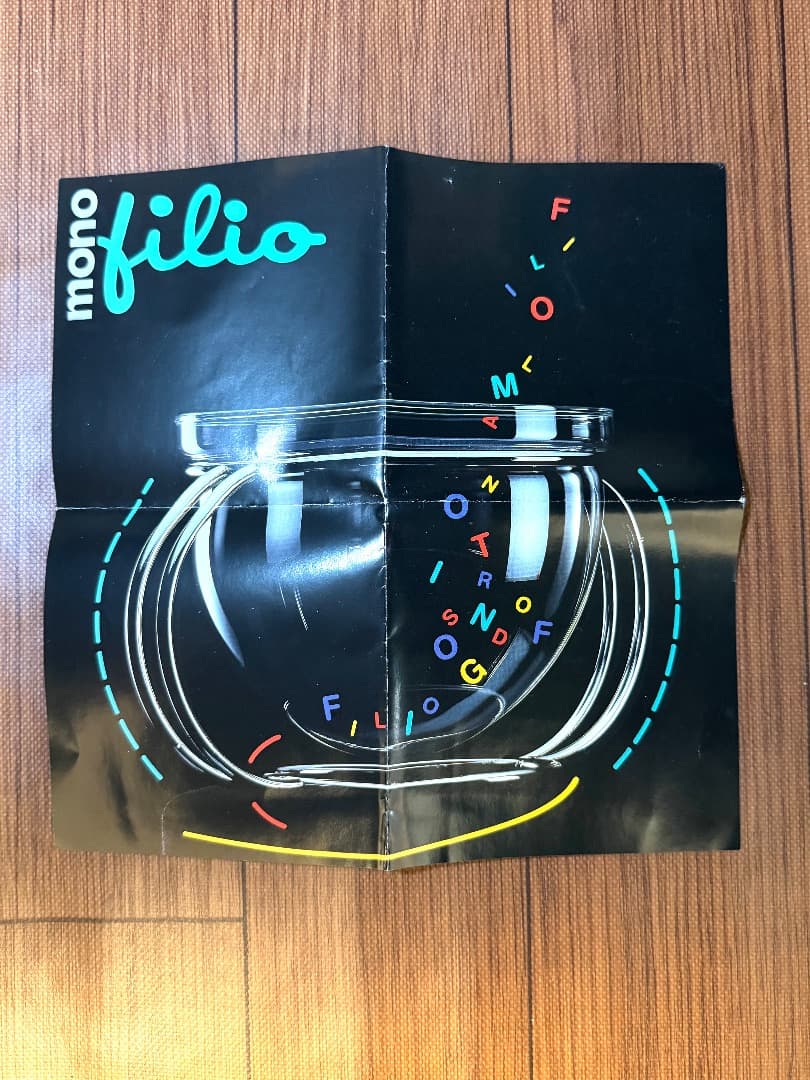 【新品】mono Filio 箱付き ガラスボウル　サラダボウル フルーツボウル