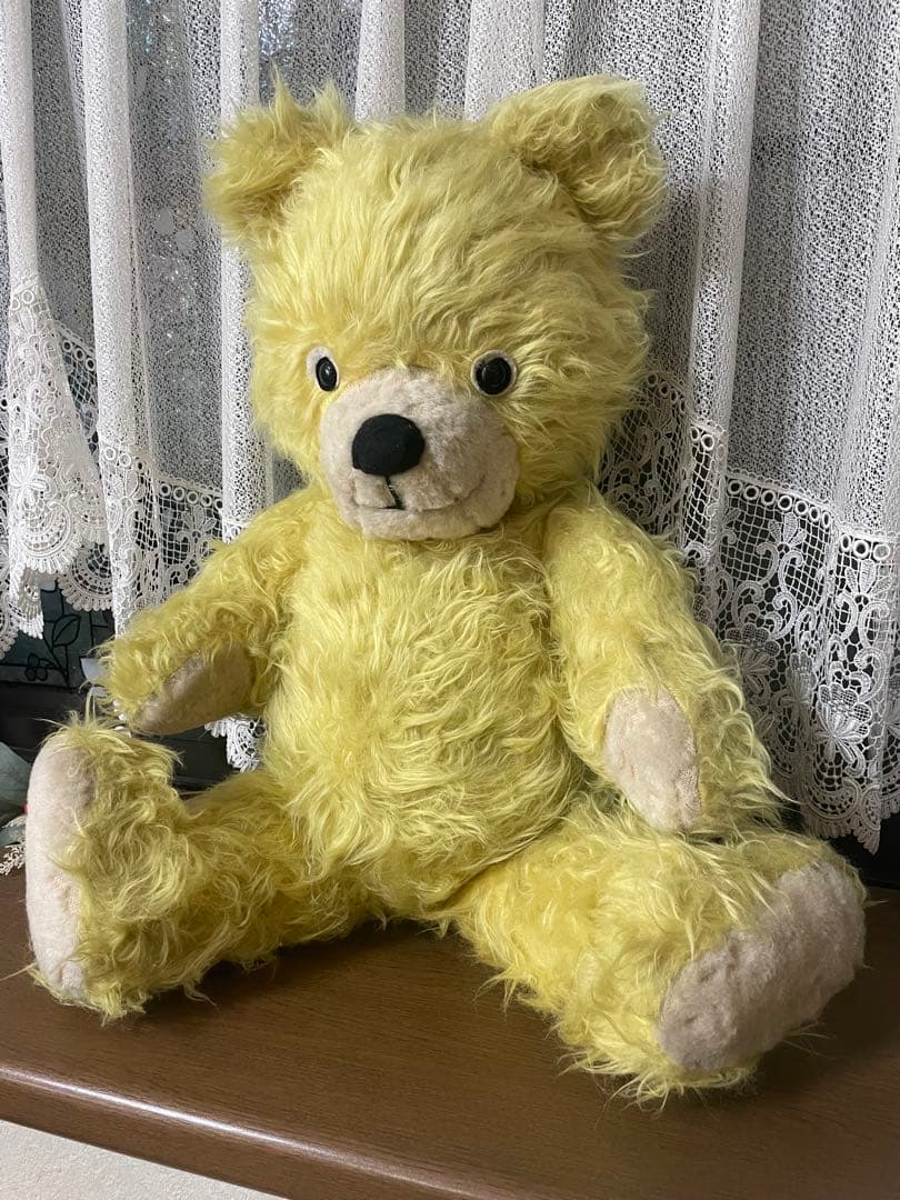 《まめ大福》アンティークベア　テディベア　ヴィンテージ　東欧　64cm