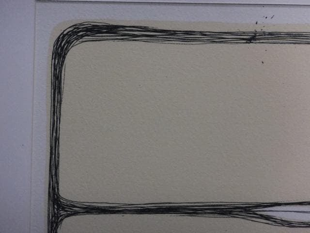 前衛美術　馬場彬　摺込みサイン『永久の景色』リトグラフ 1984年 0611H