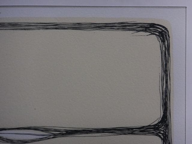 前衛美術　馬場彬　摺込みサイン『永久の景色』リトグラフ 1984年 0611H