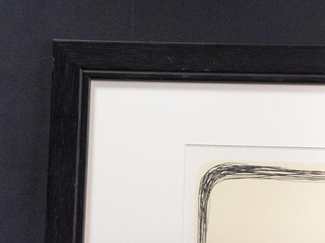 前衛美術　馬場彬　摺込みサイン『永久の景色』リトグラフ 1984年 0611H