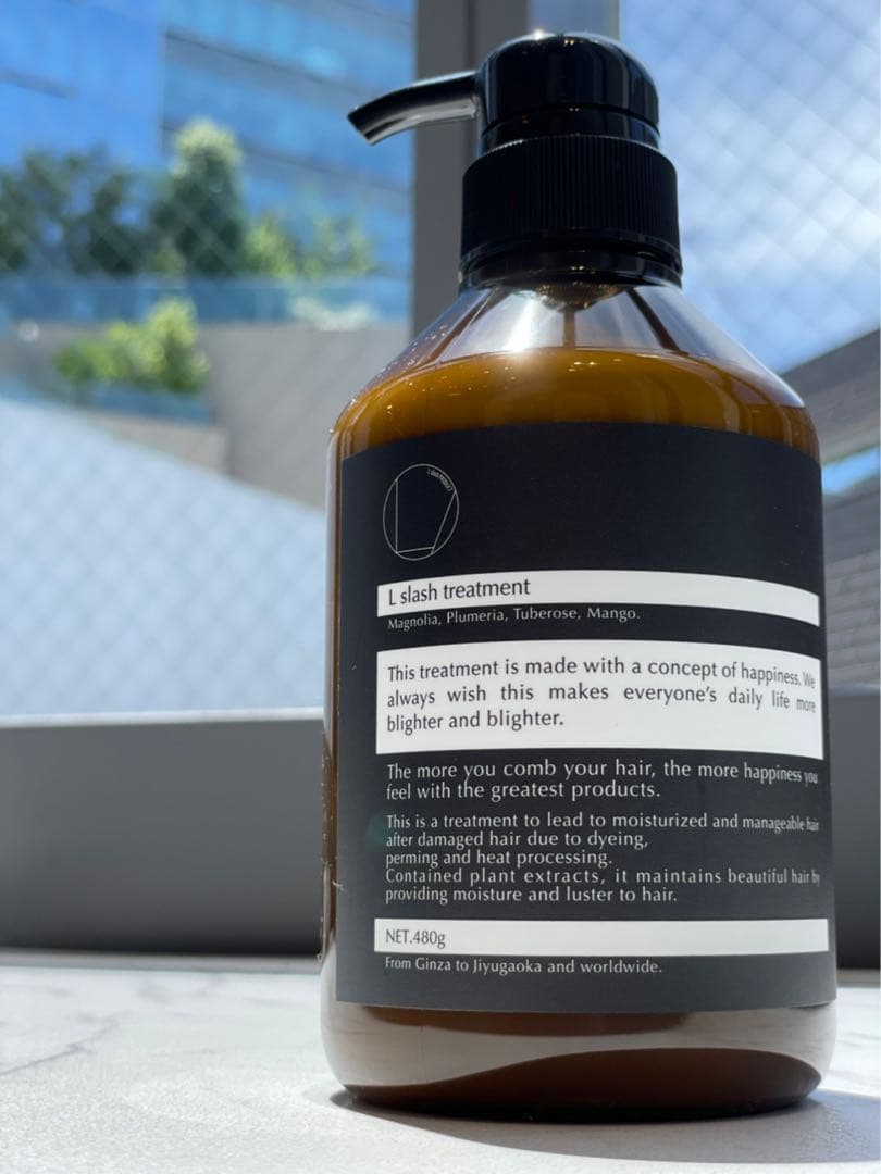 6本セット 1本3000円   L/（エルスラッシュ）トリートメント　480g■