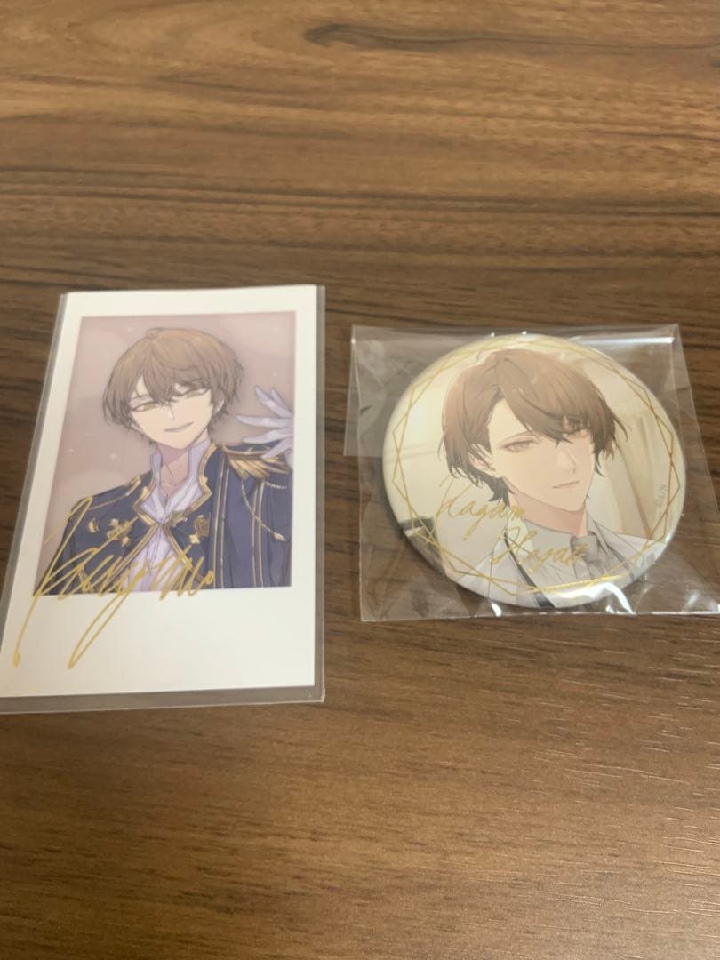 加賀美ハヤト 2021ジューンブライド缶バッジ・5周年記念サイン入り