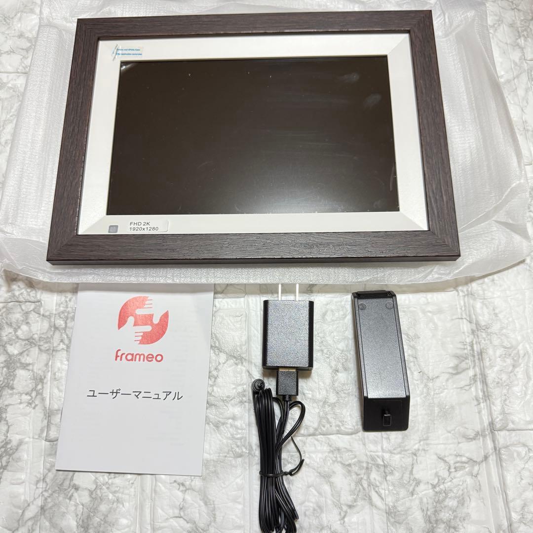 デジタルフォトフレーム Wi-Fi 遠隔送信 10.1インチ タッチスクリーン