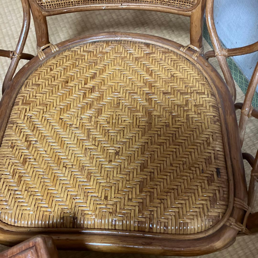 たのメル便 ラタン家具 高座椅子 籐座椅子 - メルカリ