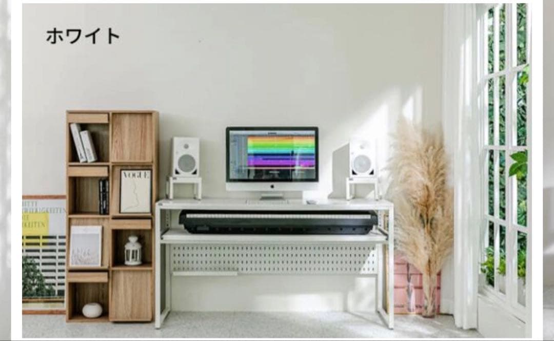 静岡県静岡市《引取限定》 88鍵盤対応DTMデスク 「MD1560」