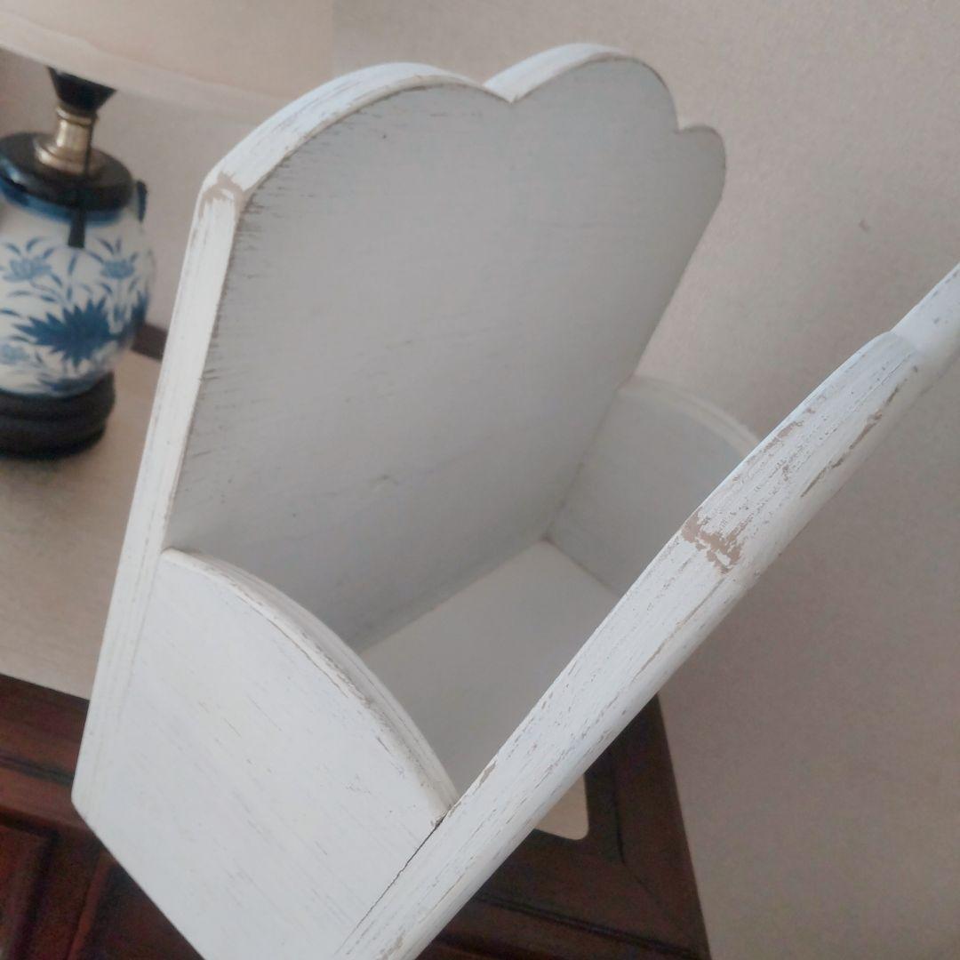 フランス製 カントリーコーナー マガジンラック ブックスタンド