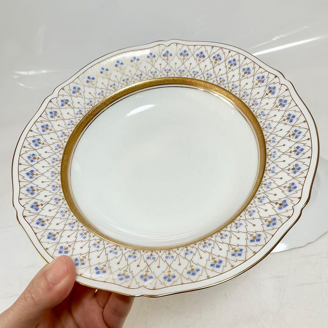 大倉陶園　スイートメモリー　スーププレート　ディナープレート　金彩金蝕