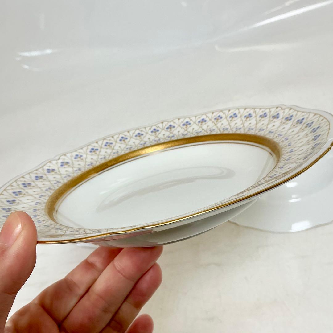 大倉陶園　スイートメモリー　スーププレート　ディナープレート　金彩金蝕