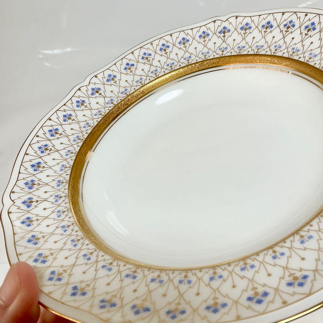 大倉陶園　スイートメモリー　スーププレート　ディナープレート　金彩金蝕