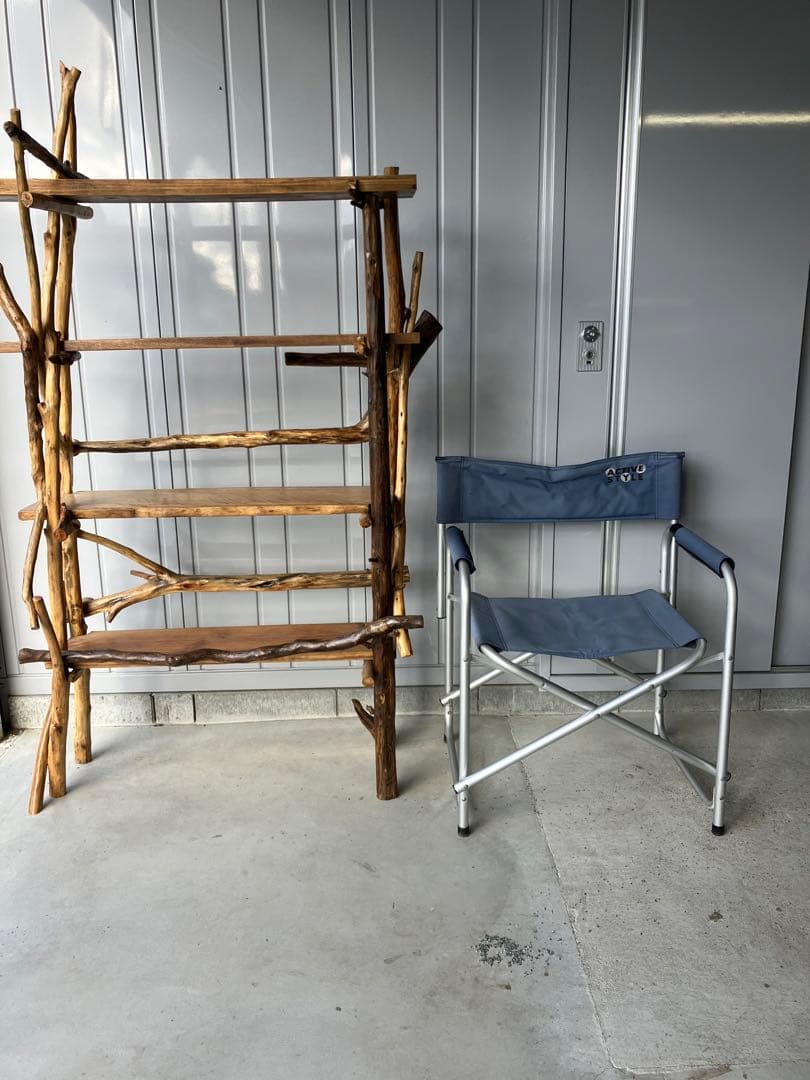 流木棚４段、ハンドメイド、取り外し自在