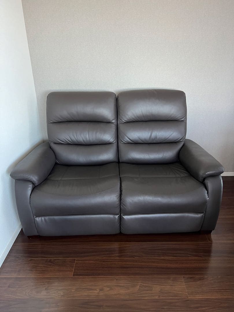 送料込み⭐️電動リクライニングソファ　ダークブラウン