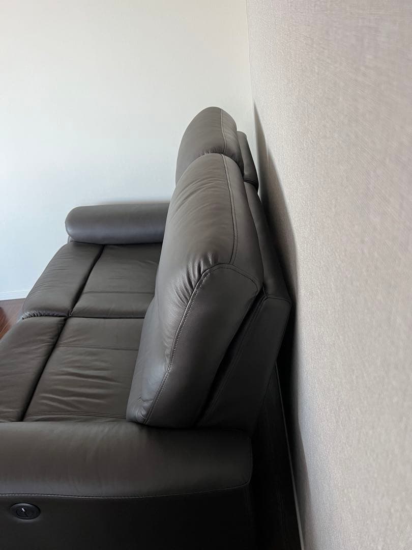 送料込み⭐️電動リクライニングソファ　ダークブラウン