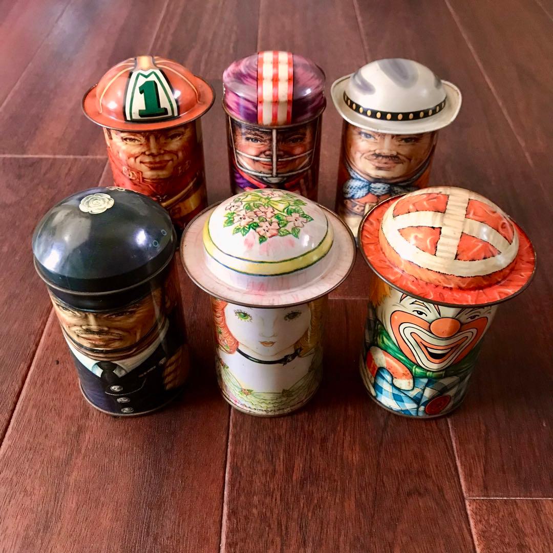 キャンディ缶 ６個セット ENGLAND セットでの販売です♫