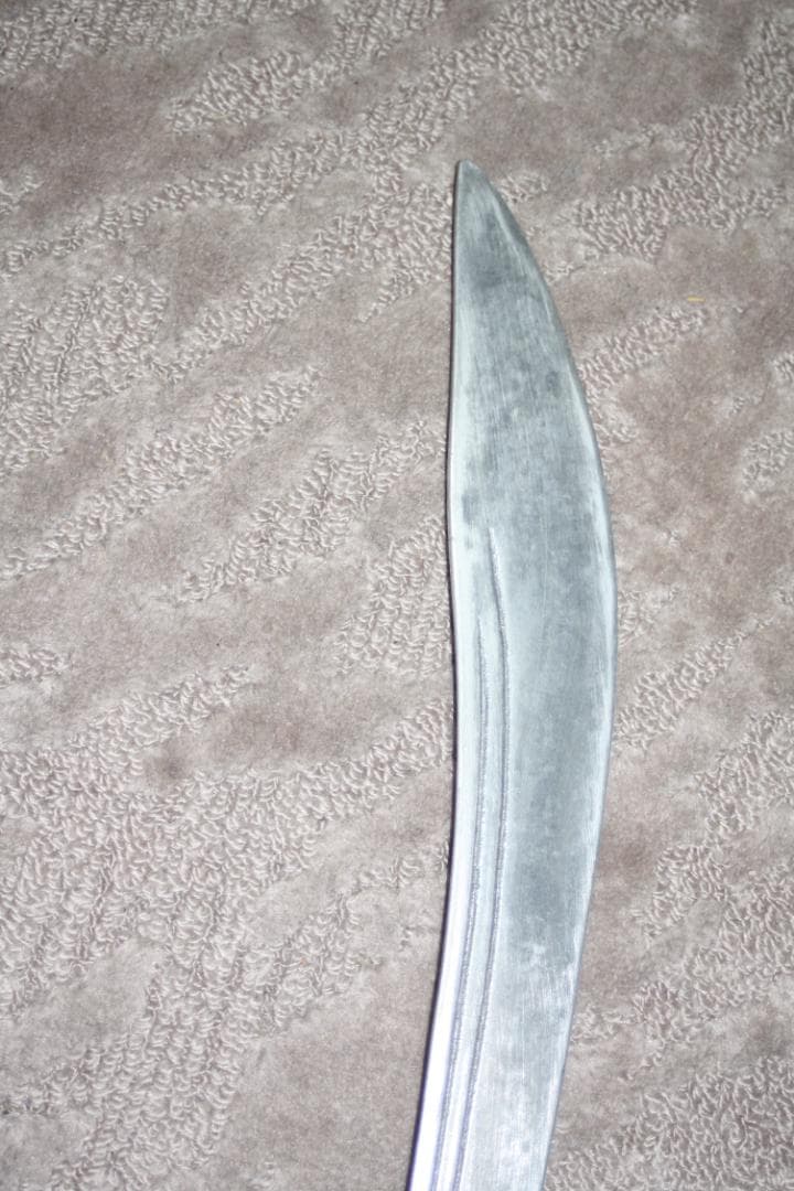 模造刀　海賊　アルミ洋刀　全長８４Cm,重さ９２０ｇ　並品　現状