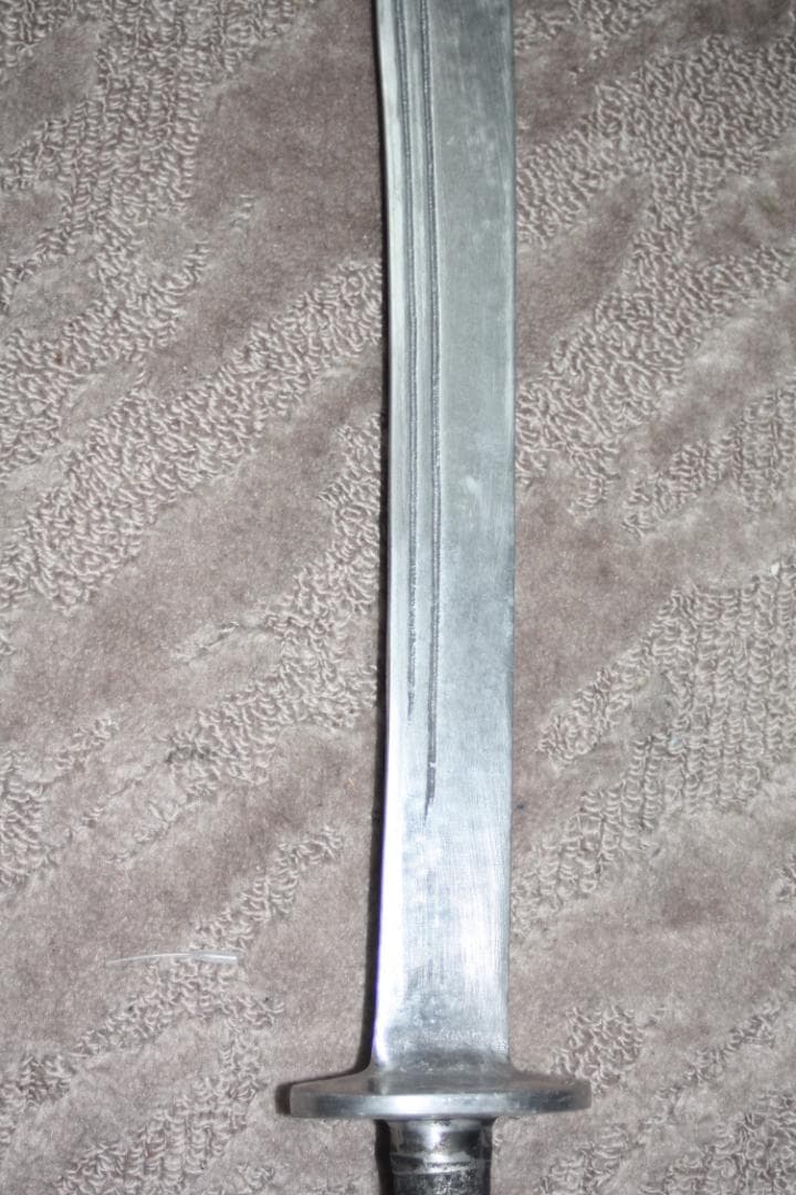 模造刀　海賊　アルミ洋刀　全長８４Cm,重さ９２０ｇ　並品　現状