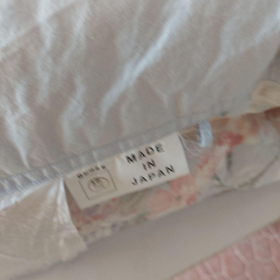 羽毛花柄掛け布団 ホワイトダウン1.5kg 中古品