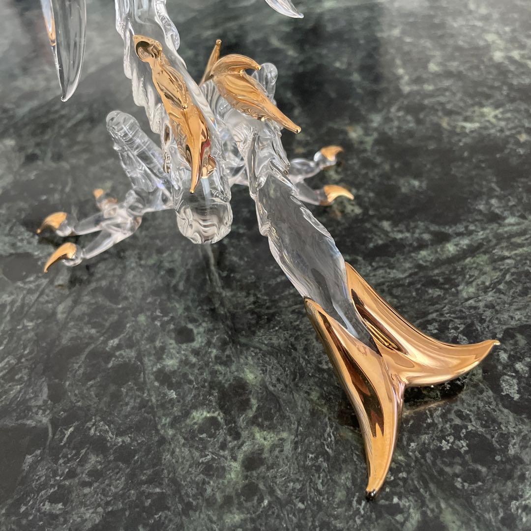 ビィンテージ ディズニーランド ガラス細工 ドラゴン - メルカリ