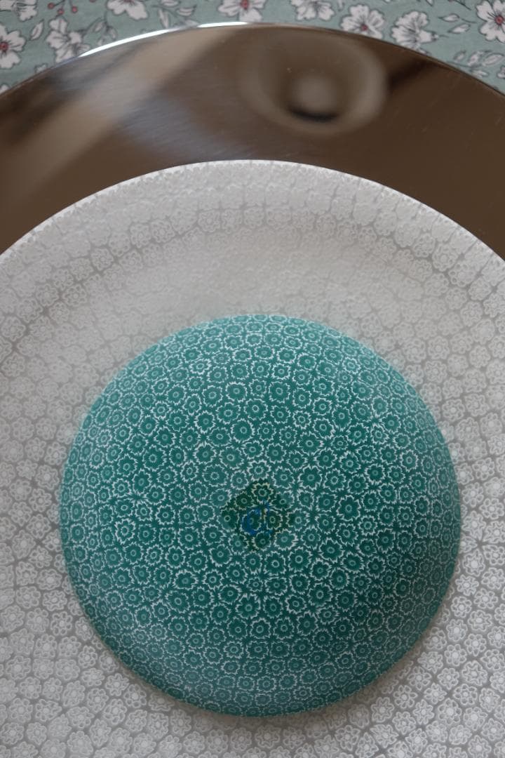 ベネチアンガラス ミルフィオリ プレート 作家 田子美紀 飯塚亜裕子 江波冨士子