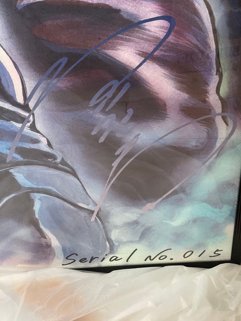 超特大】北斗の拳 アートポスター フレーム付き 104x146cm シリアル入