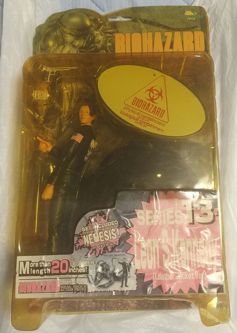 未使用】バイオハザードレオン(革ジャンver.リアルショックアクションフィギュア バイオハザード 6 プレイアーツ改 -KAI- レオン・S・ケネディ