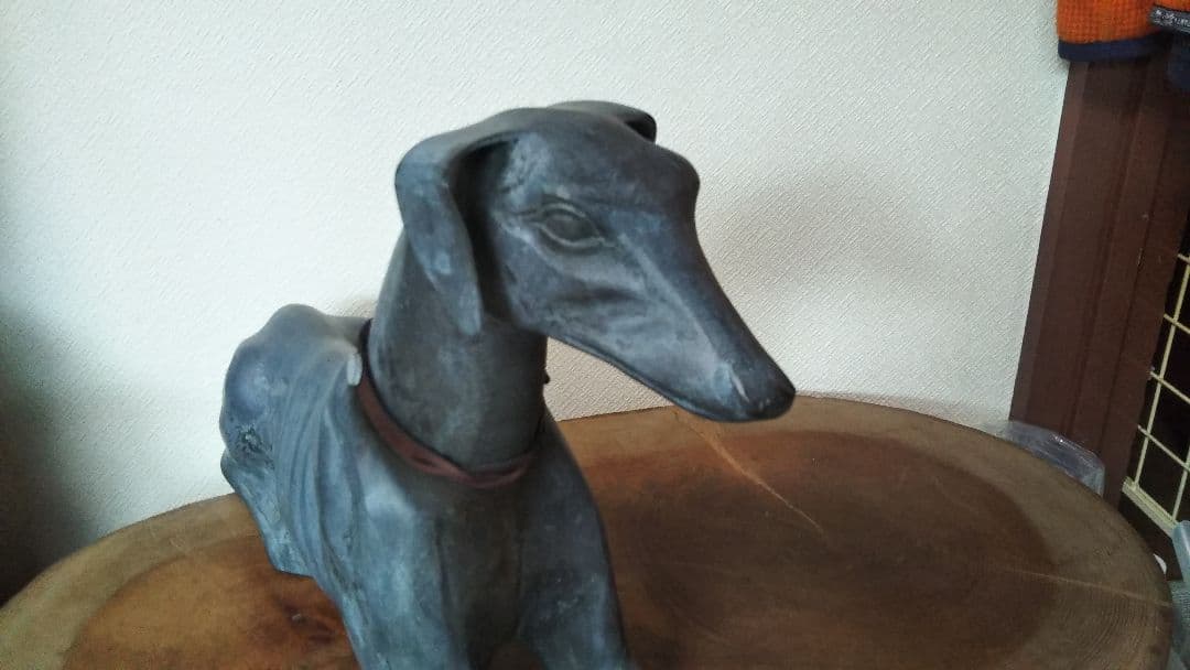 犬　オブジェ　青銅