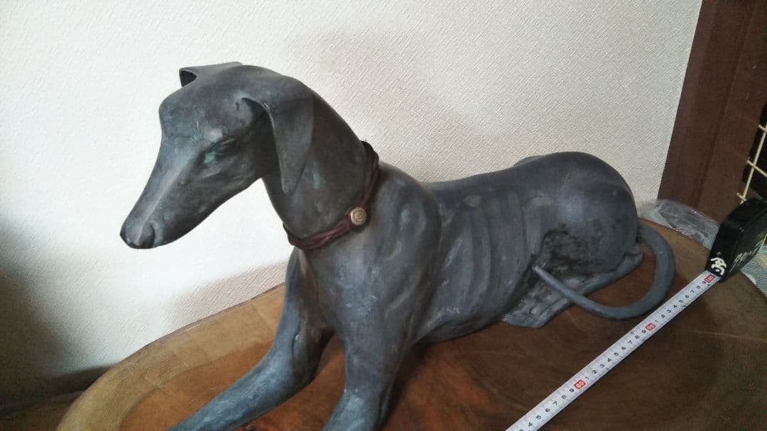 犬　オブジェ　青銅