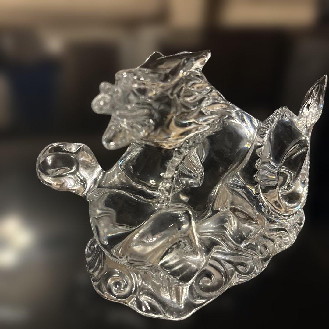 バカラ　クリスタルオブジェ　ドラゴン　龍　箱無し