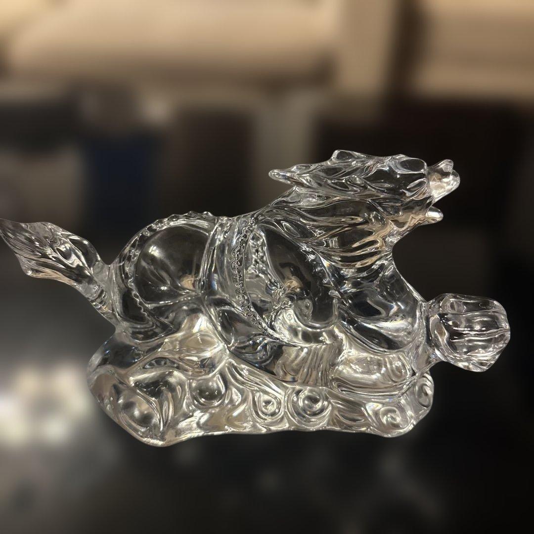 バカラ　クリスタルオブジェ　ドラゴン　龍　箱無し