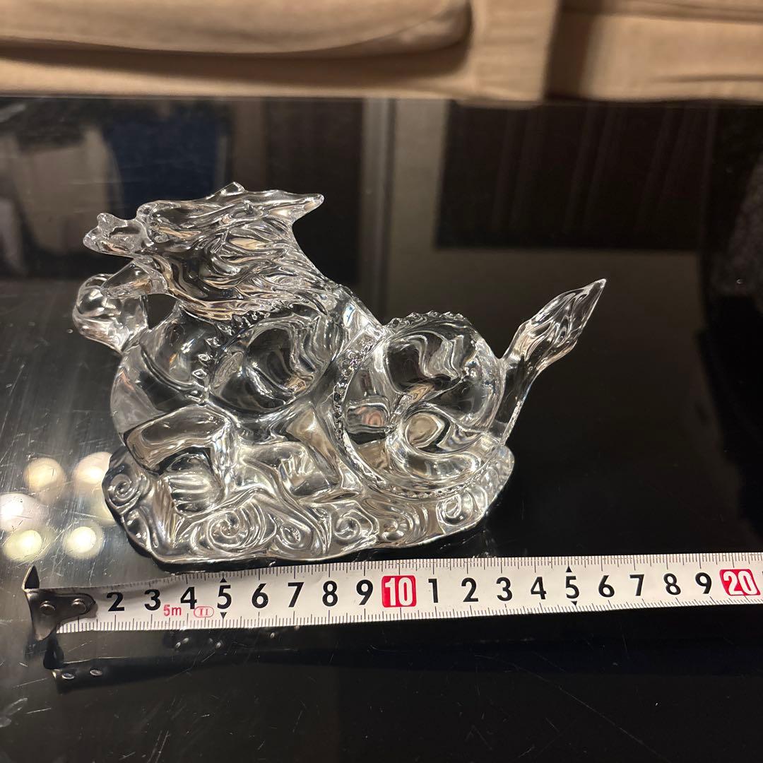 バカラ　クリスタルオブジェ　ドラゴン　龍　箱無し