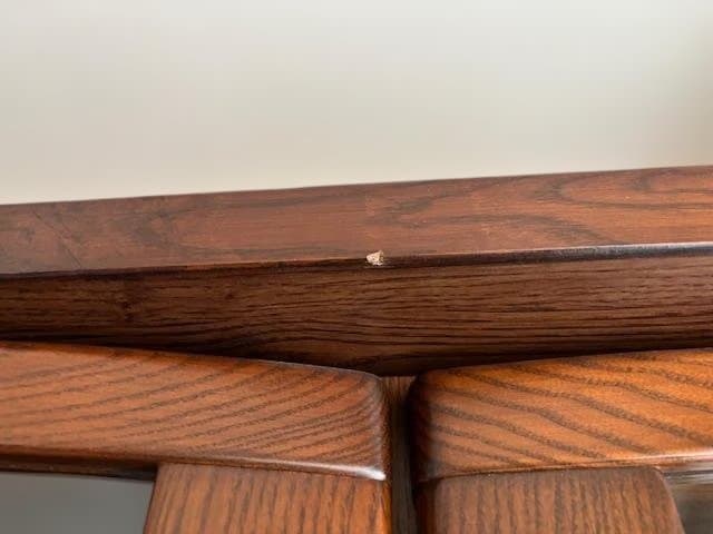 【送料込88,000円】大型　木製キャビネット ガラス扉 美品